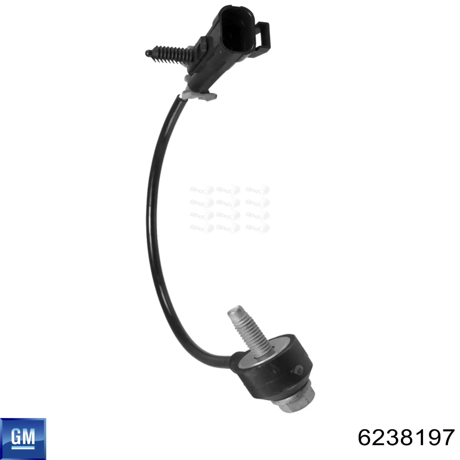 Czujnik stukowy (czujnik spalania stukowego) Opel 6238197 cena, od 106,77 USD