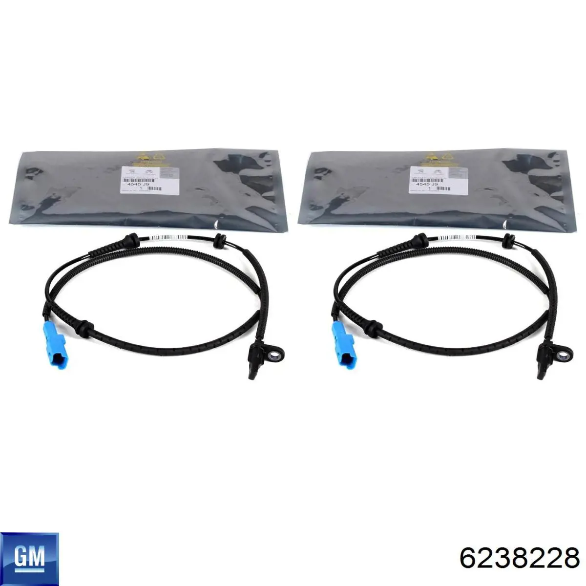 Czujnik ABS przedni 6238228 General Motors