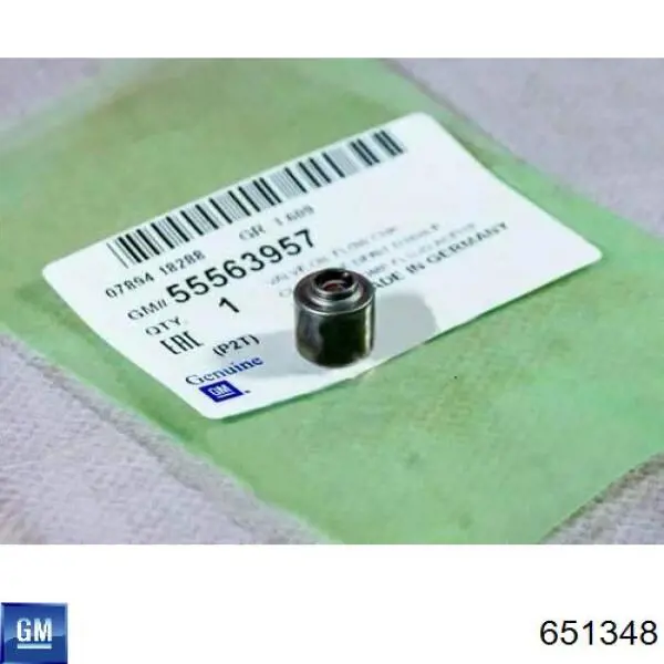 651348 General Motors Zawór ograniczаnia ciśnienia oleju w głowicy cylindrów