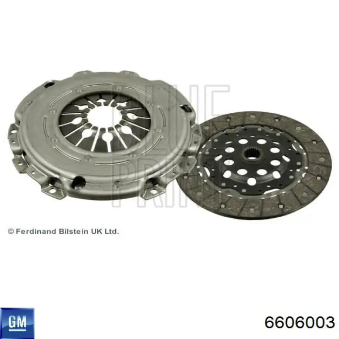 Zestaw sprzęgła (3 części) General Motors 6606003 cena, od 131,58 USD