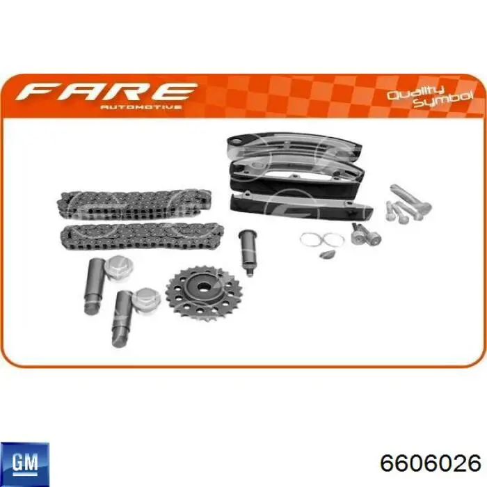 Łańcuch rozrządu, zestaw General Motors 6606026 cena, od 226,93 USD