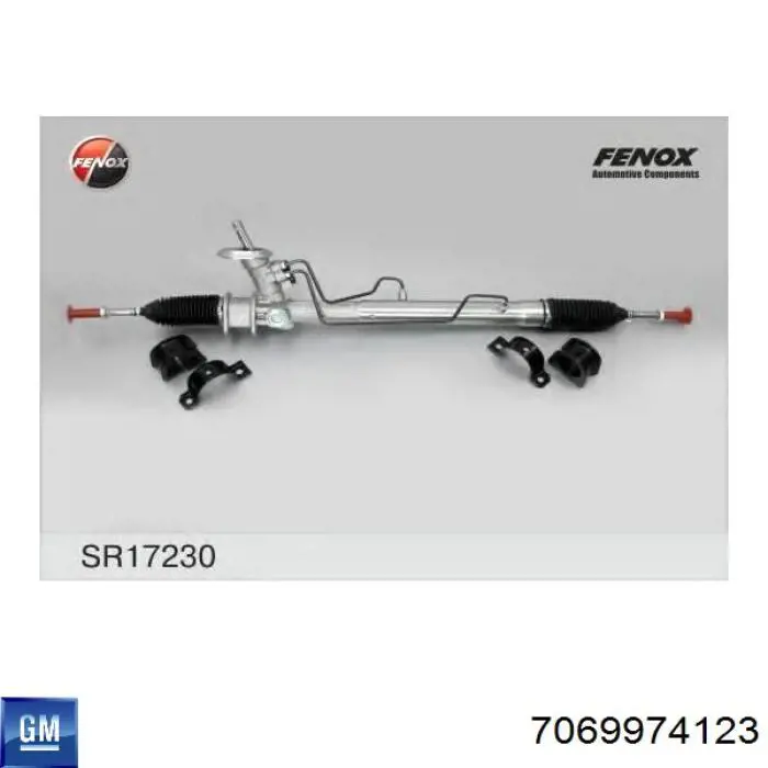 7069974123 General Motors Listwa kierownicza (maglownica)