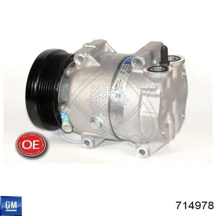 Sprężarka klimatyzacji General Motors 714978 cena, od 207,71 USD