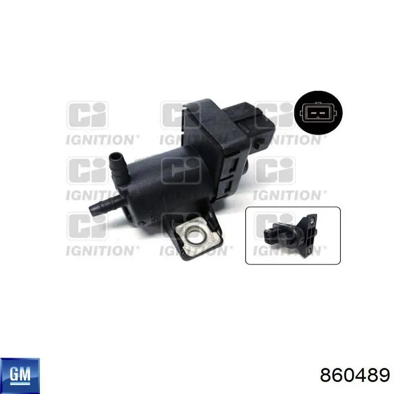 Zawór-przełącznik regulatora klap kolektora ssącego General Motors 860489 cena, od 37,68 USD