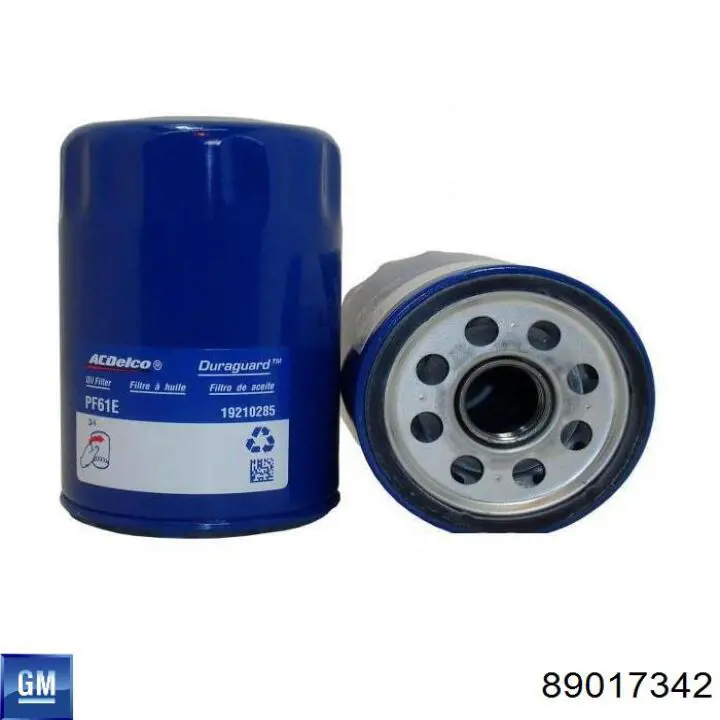 Filtr oleju General Motors 89017342 cena, od 7,93 USD