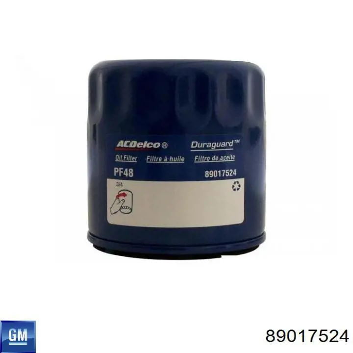 Filtr oleju General Motors 89017524 cena, od 7,05 USD