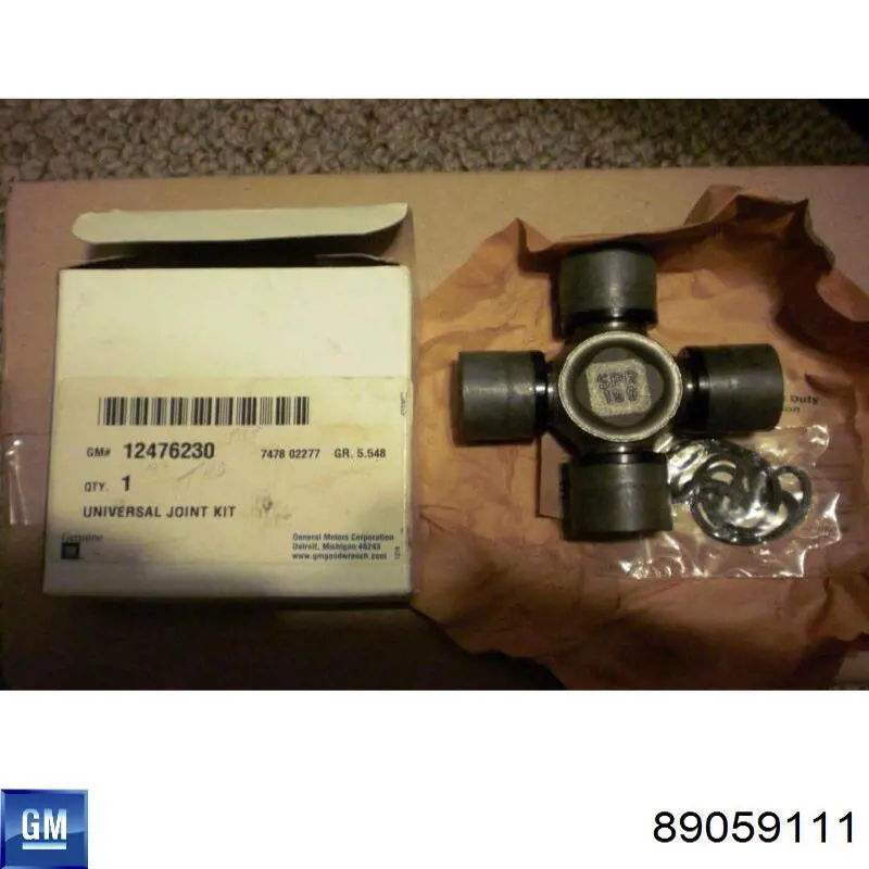 Do koszyka 89059111 General Motors Krzyżak wału Cardana tylnego