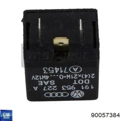 Do koszyka 90057384 General Motors Przekaźnik kierunkowskazów