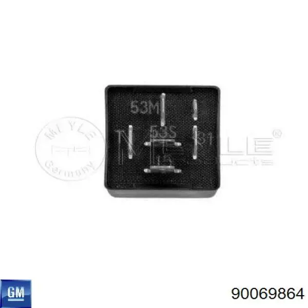 90069864 General Motors Przekaźnik sterownika wycieraczek