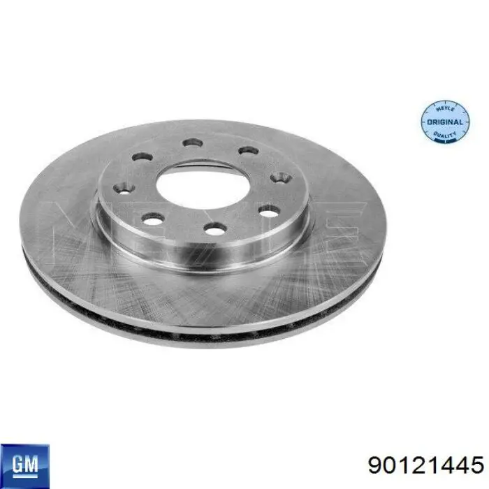 Do koszyka 90121445 General Motors Tarcza hamulcowa przednia