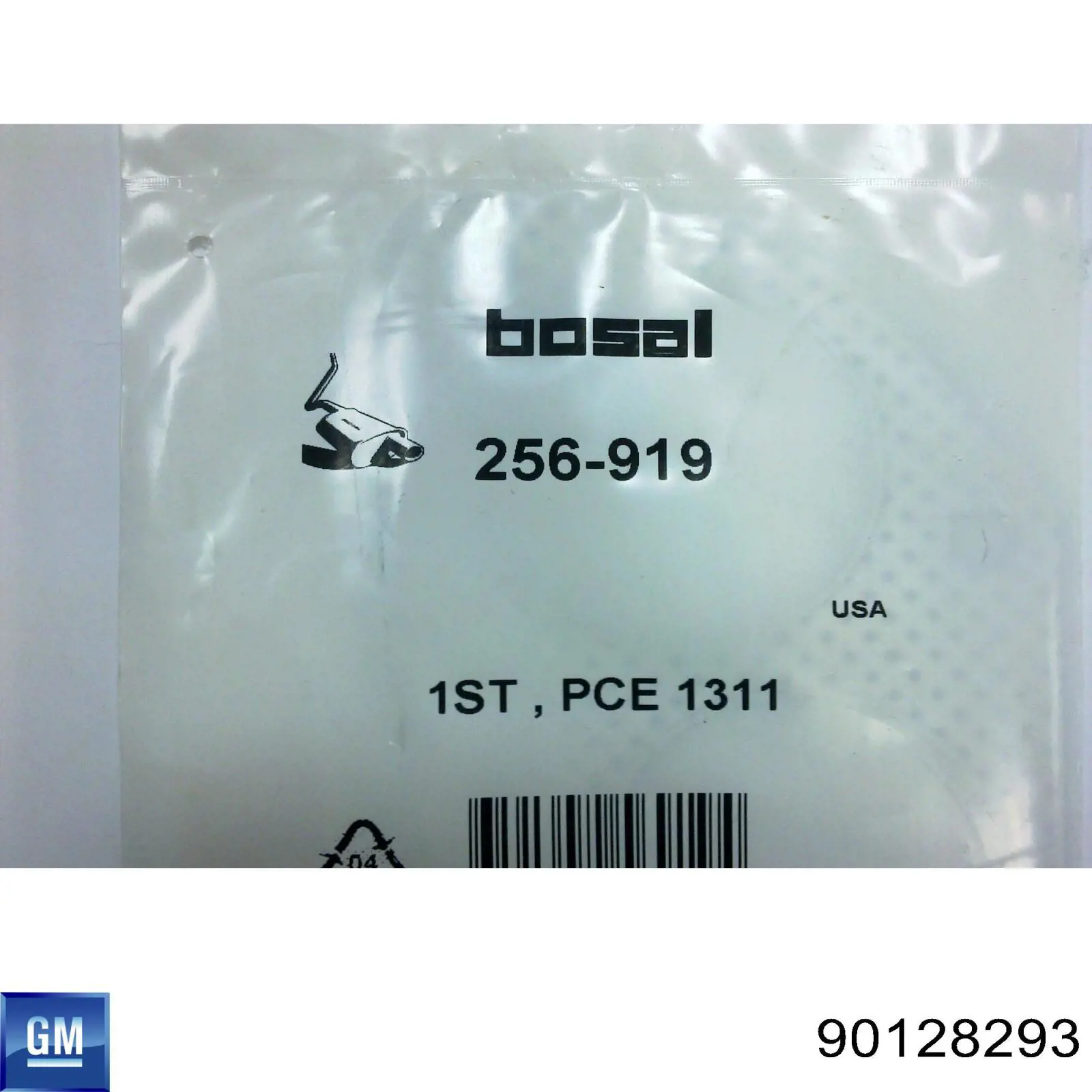 Uszczelka rury odbiornika tłumika 90128293 General Motors
