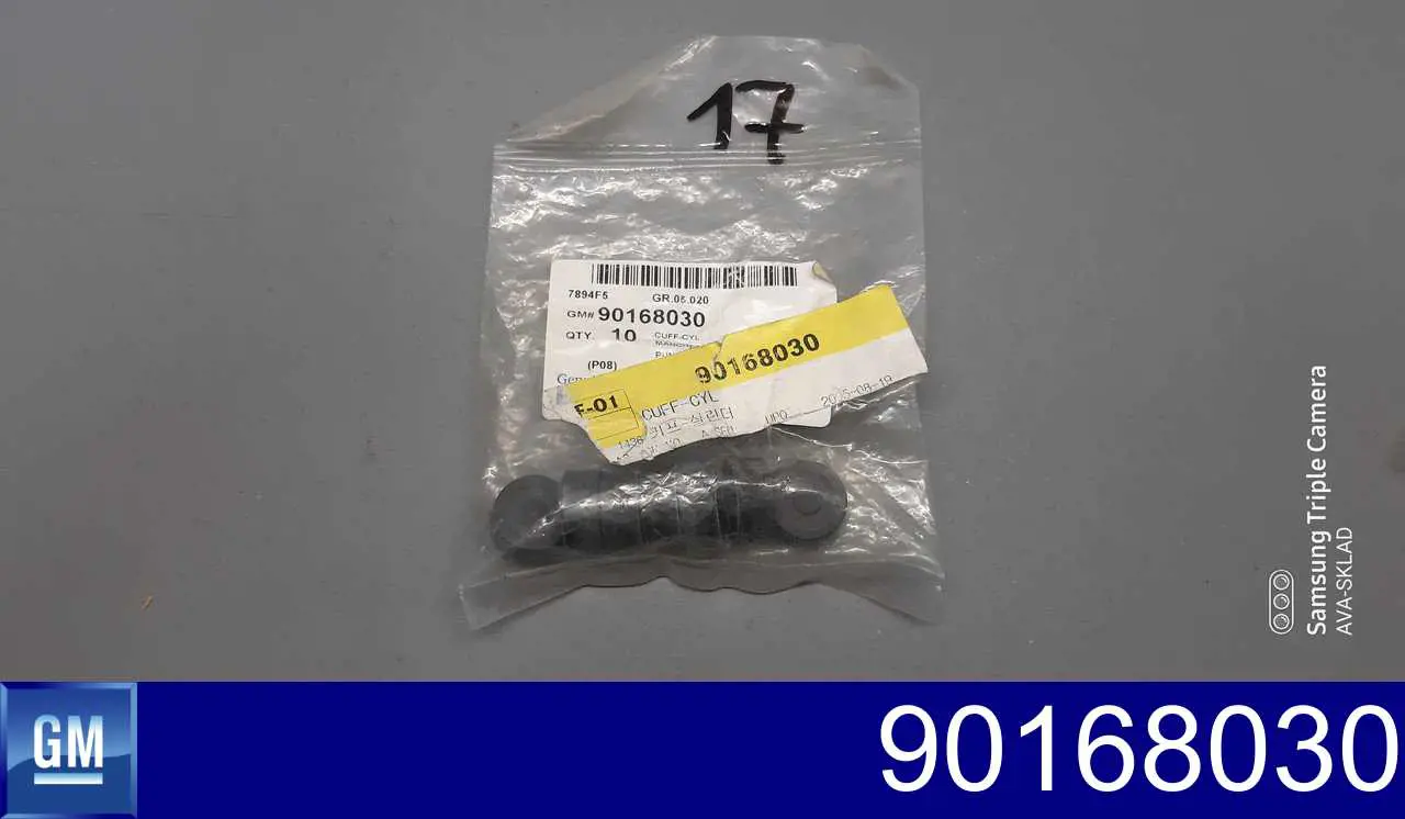 90168030 General Motors zestaw naprawczy cylindra hamulcowego tylnego