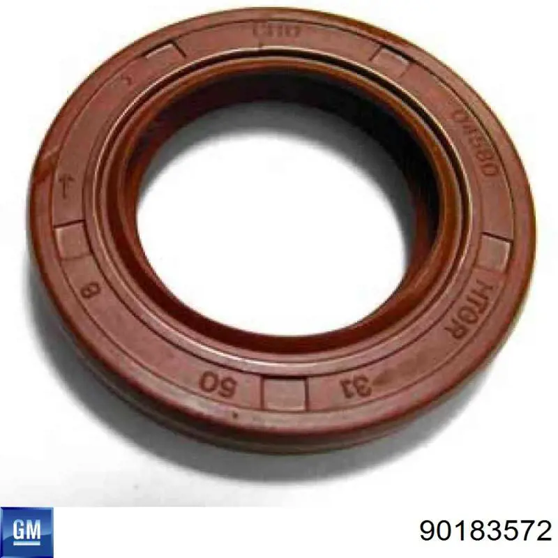 Uszczelniacz wału korbowego przedni 90183572 General Motors
