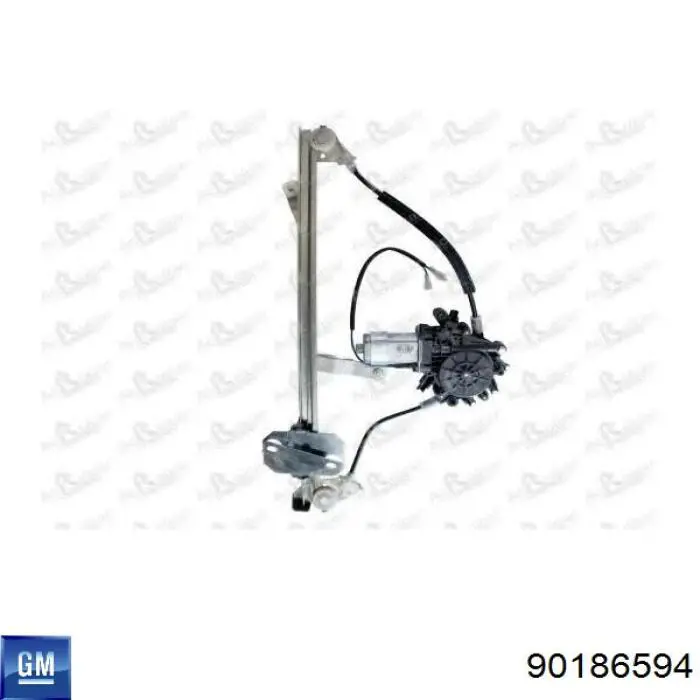 90186594 General Motors Mechanizm podnoszenia szyby drzwi przednich prawych