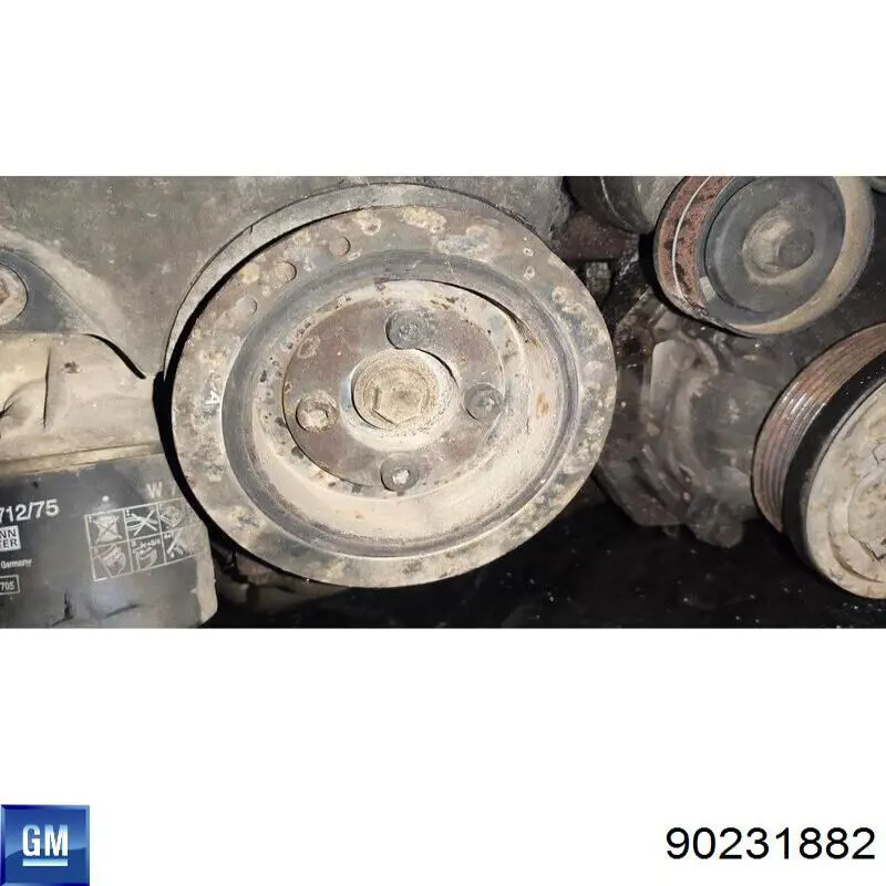 Koło zębatewalcowe wałka rozrządu silnika 94580685 Korea (oem)