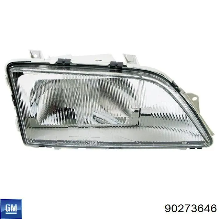 Reflektor lewy Opel Omega A sedana (16, 17, 19) (1986 - 1994) cena, od 110,48 USD