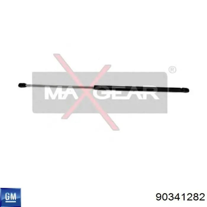 90341282 General Motors Amortyzator klapy bagażnika (3/5 drzwi-tylnych)