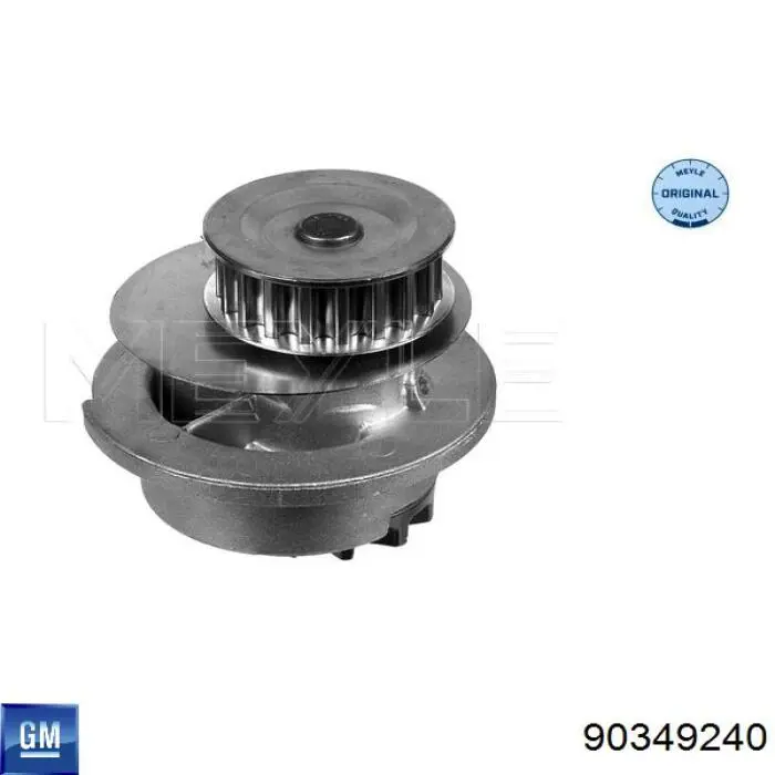 Do koszyka 90349240 General Motors Pompa chłodząca wodna