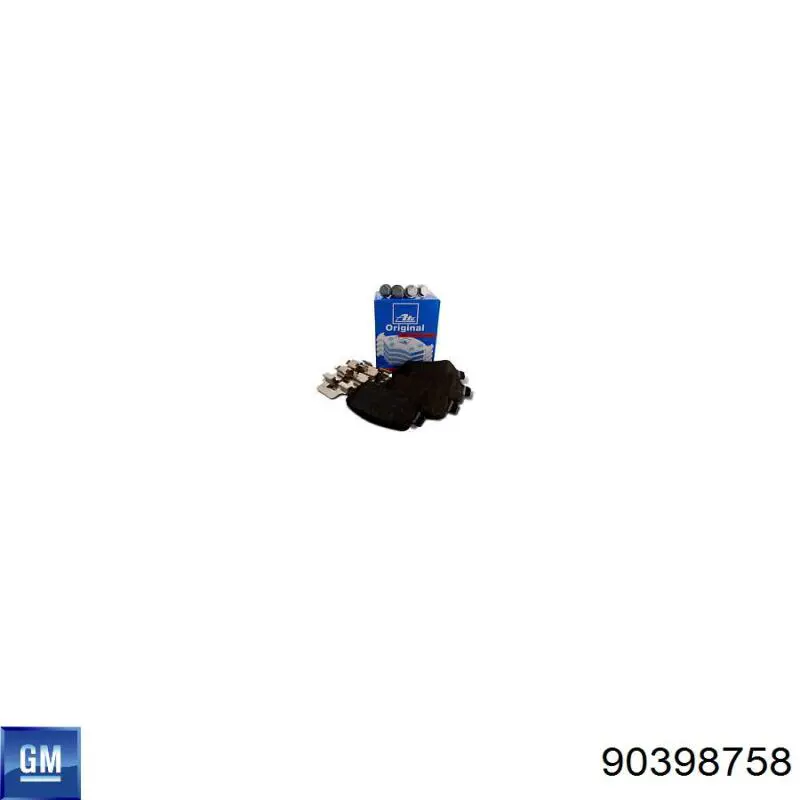 Klocki hamulcowe przednie tarczowe General Motors 90398758 cena, od 14,72 USD