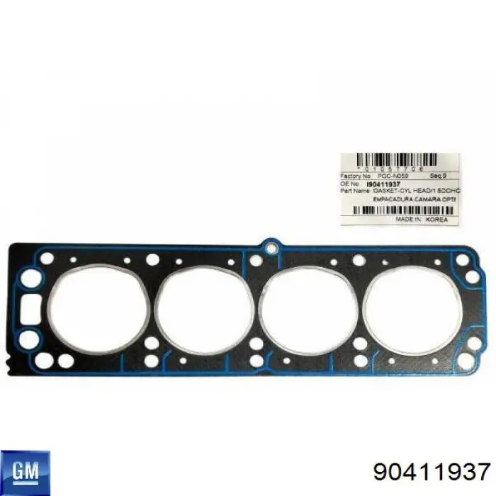 90411937 General Motors Uszczelka głowicy cylindrów