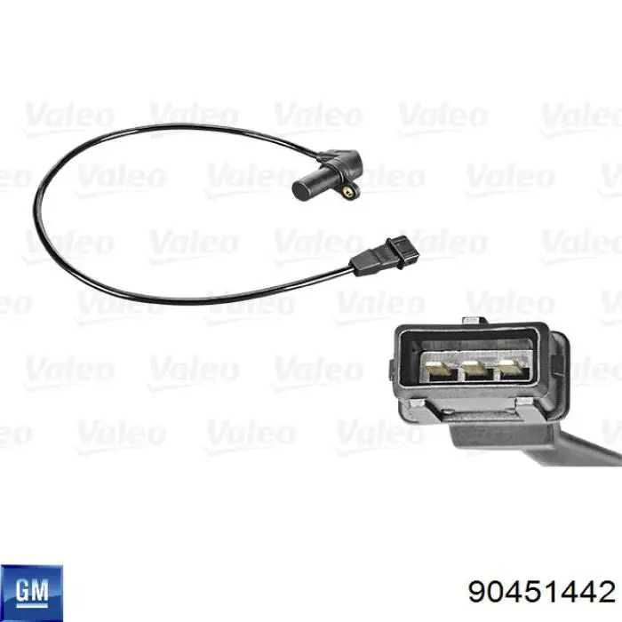 Czujnik położenia wału korbowego General Motors 90451442 cena, od 0,46 USD