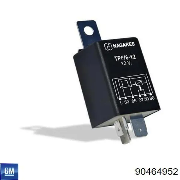 Przekaźnik świec żarowych General Motors 90464952 cena, od 47,17 USD