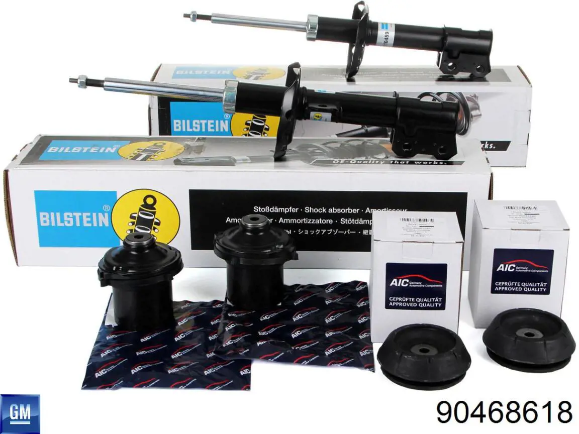 Do koszyka 90468618 General Motors Poduszka amortyzatora przedniego