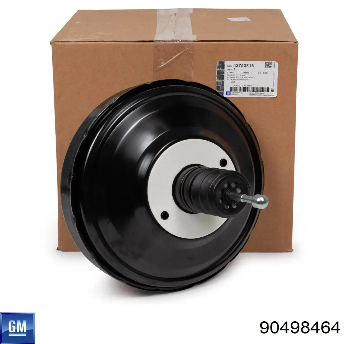 Zawór wzmacniacza podciśnieniowego hamulców 90498464 General Motors