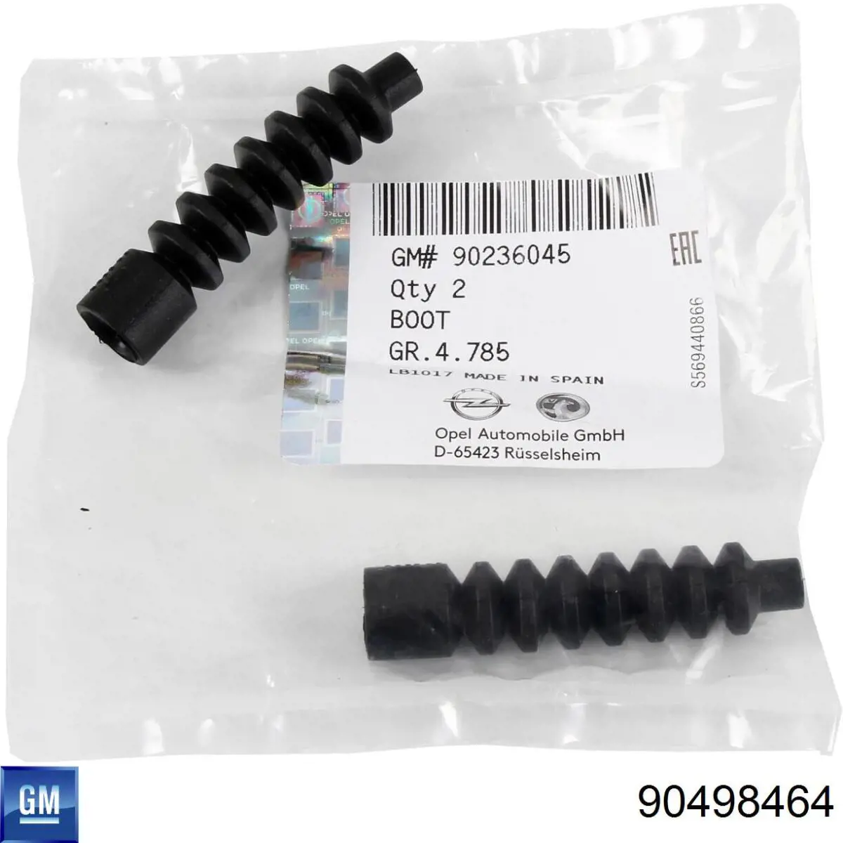 Zawór wzmacniacza podciśnieniowego hamulców 90498464 General Motors
