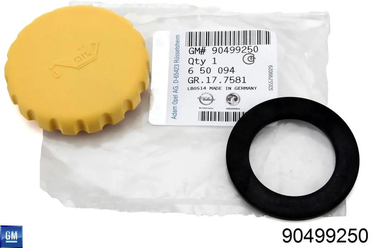 Korek wlewu oleju General Motors 90499250 cena, od 6,29 USD