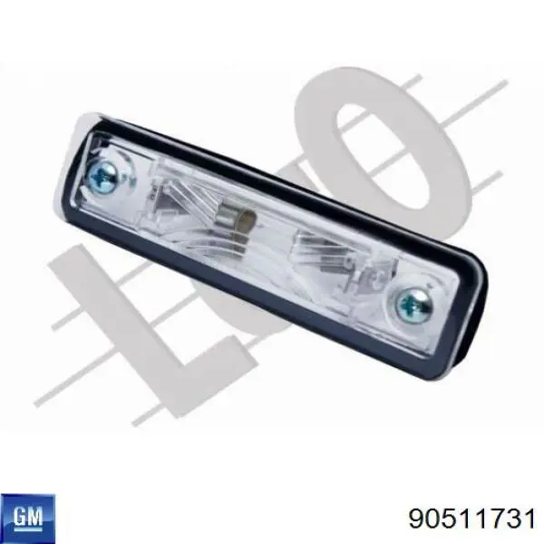 90511731 General Motors Lampa oświetlenia tylnej tablicy rejestracyjnej