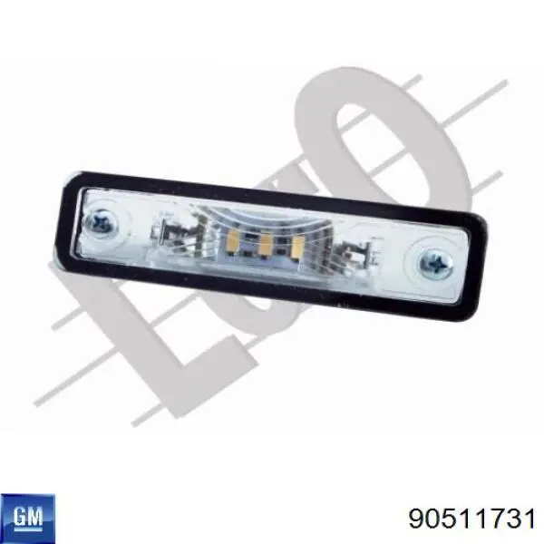 Lampa oświetlenia tylnej tablicy rejestracyjnej 90511731 General Motors