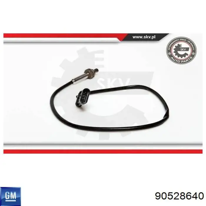 90528640 General Motors Sonda lambda, czujnik tlenu