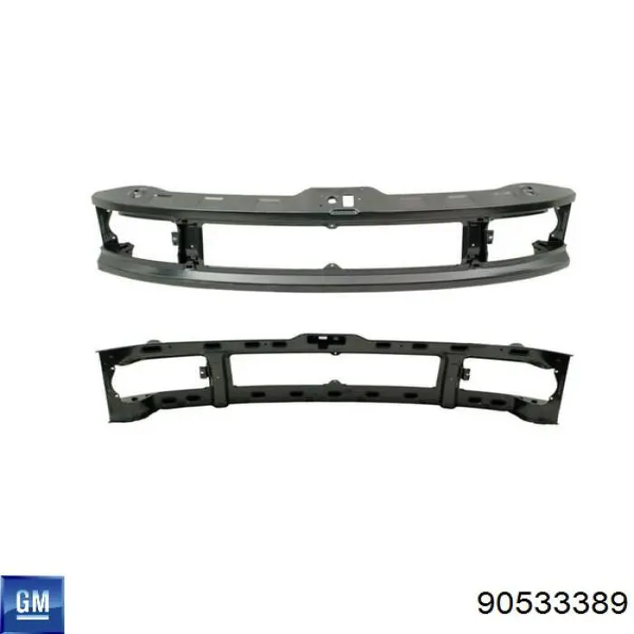 Osłona chłodnicy kompletna (panel mocowania reflektorów) Opel Tigra A coupe (S93) (1994 - 2000) cena, od 202,30 USD
