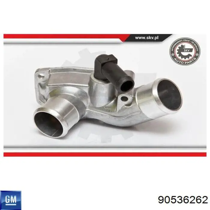 Obudowa termostatu General Motors 90536262 cena, od 35,07 USD