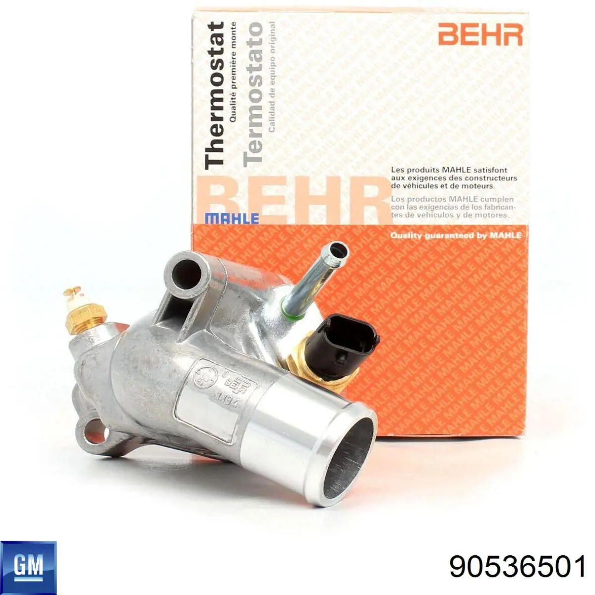 Do koszyka 90536501 General Motors Obudowa termostatu