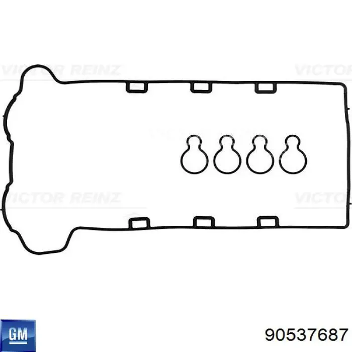 Uszczelka pokrywy zaworowej silnika General Motors 90537687 cena, od 41,28 USD