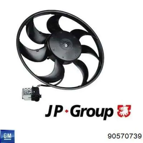 Wentylator elektryczny układu chłodzenia kompletny (silnik+wirnik) General Motors 90570739 cena, od 47,67 USD