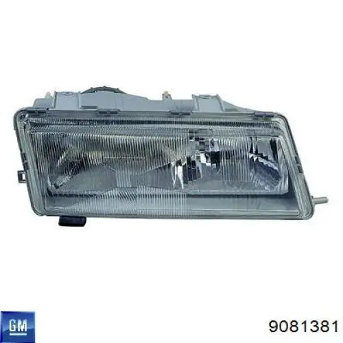 Do koszyka 6521101E Polcar Reflektor prawy