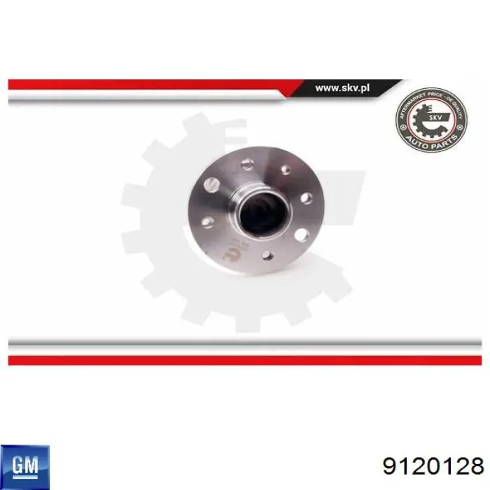 Piasta tylna General Motors 9120128 cena, od 131,62 USD