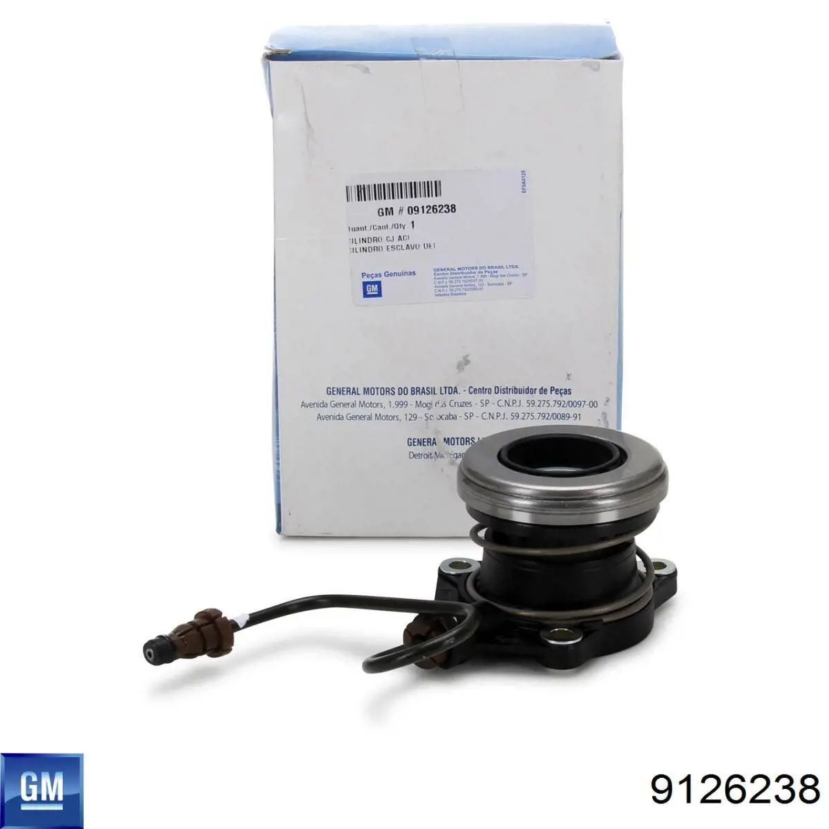Do koszyka 9126238 General Motors Cylinder roboczy sprzęgła (wysprzęglik) w komplecie z łożyskiem wyciskowym