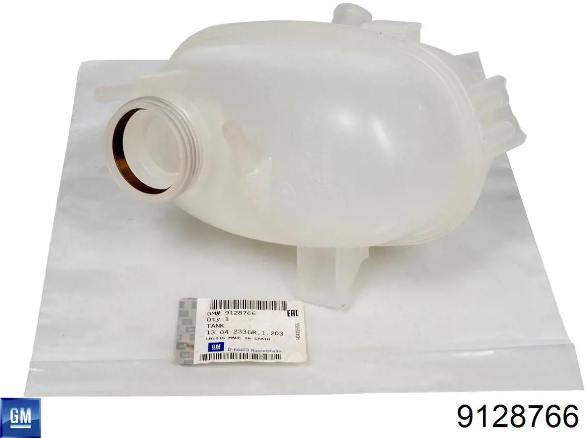 Zbiorniczek wyrównawczy układu chłodzenia 9128766 General Motors