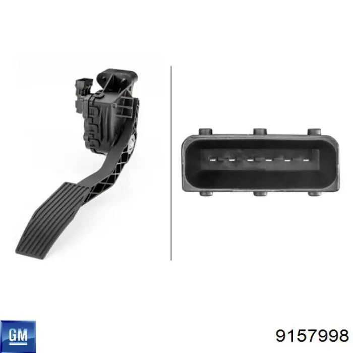 Pedał przyspieszenia (gazu) General Motors 9157998