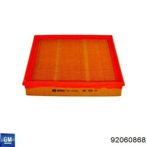 Do koszyka 92060868 General Motors Filtr powietrza