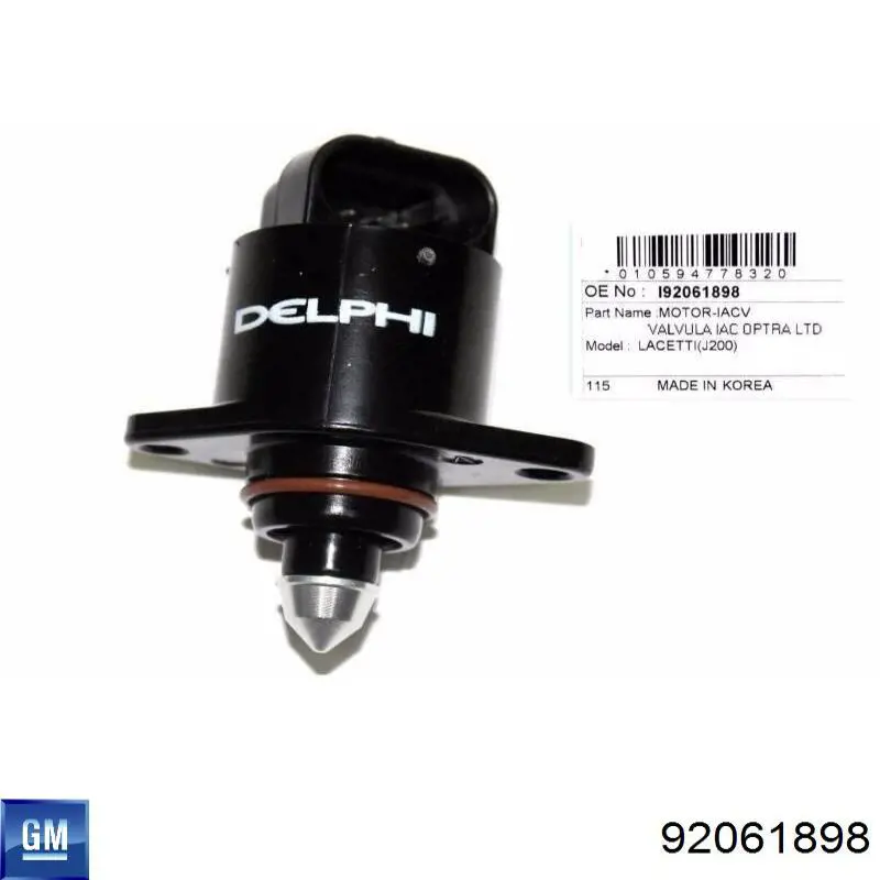 Regulator biegu jałowego General Motors 92061898 cena, od 14,85 USD
