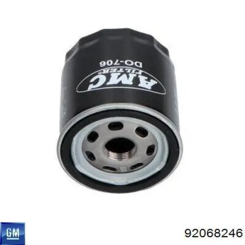 Do koszyka 92068246 General Motors Filtr oleju