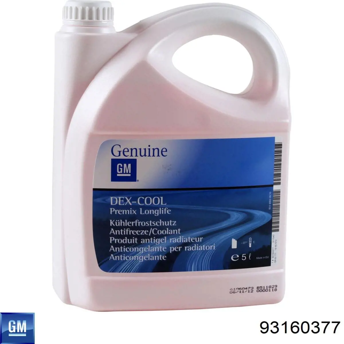 Do koszyka 93160377 General Motors Ciecz chłodząca