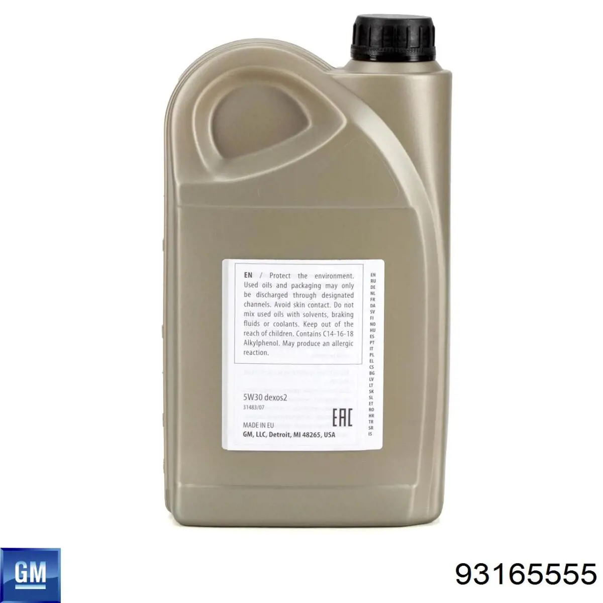 Olej do silnika General Motors 93165555 cena, od 27,88 USD