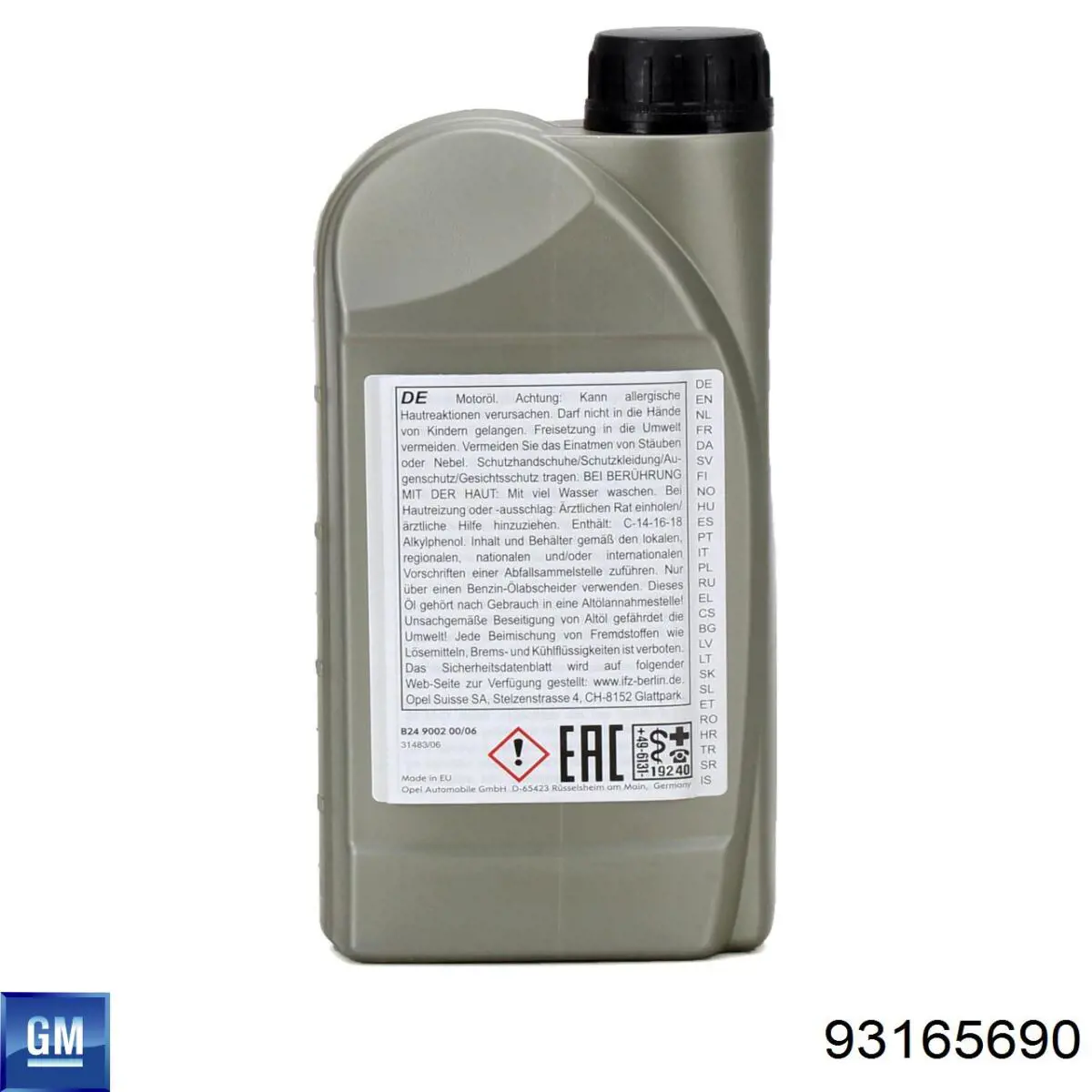 Olej do silnika 93165690 General Motors