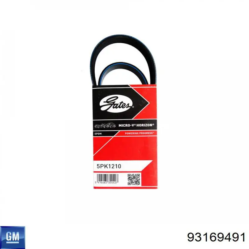 Pas napędowy mechanizmów 93169491 General Motors